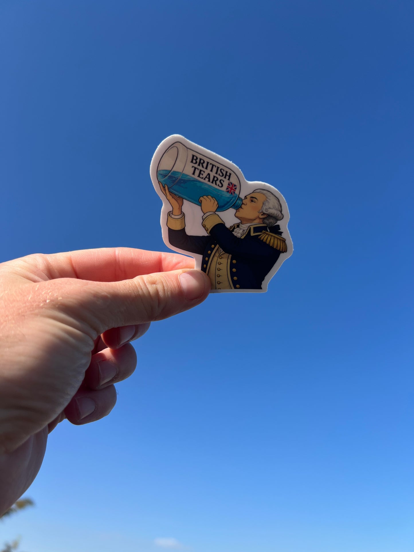 British Tears - George Washington Sticker!