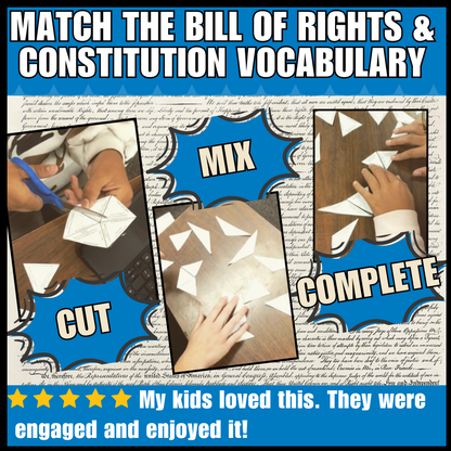 Hands on History-Constitution and Bill of Rights Puzzle