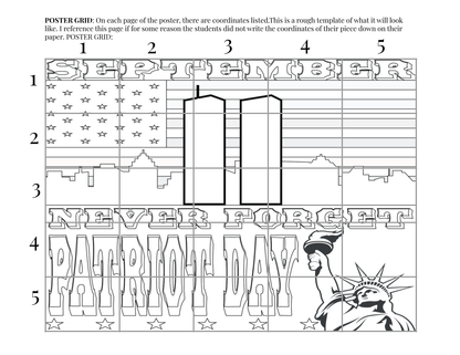 September 11 Patriot Day Collaborative Poster Project