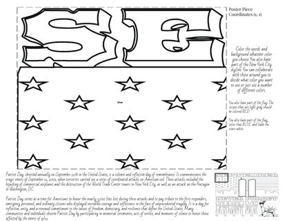 September 11 Patriot Day Collaborative Poster Project