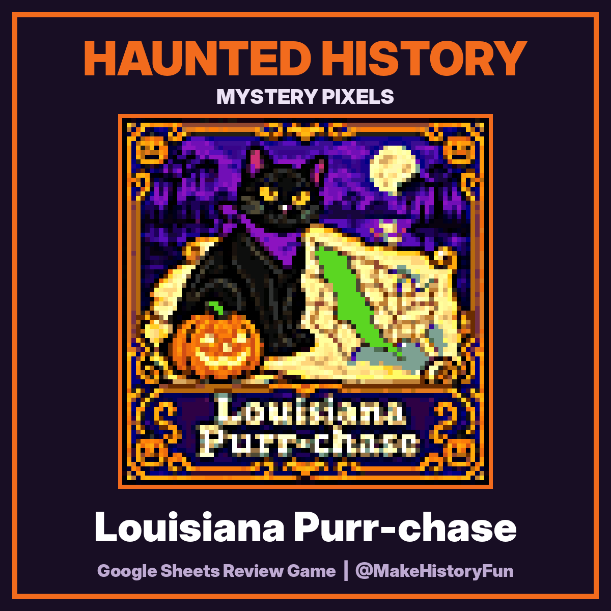 Haunted History Mystery Pixels: Louisiana Purr-chase
